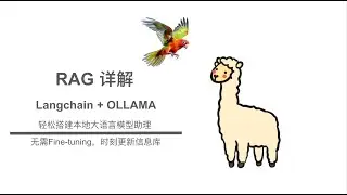 【OLLAMA+Langchain】RAG框架详解，RAG和Ollama本地大模型应用方法分享。利用本地大模型搭建私人助理。不用Fine-tuning就能实时更新大语言模型的数据库。