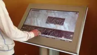 Multitouch presentation for museum