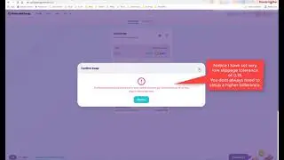 Solved - Low Slippage - Cannot Estimate Gas or transaction may fail or may require manual gas limit
