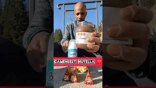 SANDWICH CAMEMBERT NUTELLA ❤️#sandwich #tutorial #buzz #foot #jeanloucassse #react #shorts #ixbuzz