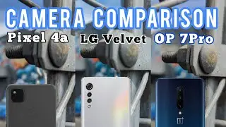 Google Pixel 4a vs LG Velvet vs OnePlus 7 Pro Camera Comparison #teampixel #giftbygoogle #pixel 4a