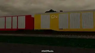 Glendale Evening into Night Railfanning. CSX 5107 and NS 4000 too! Roblox.