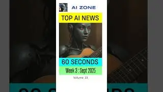 [23] AI News In 60 Seconds! 🚀 Week 3 : Sept 2025 🔥 #ai #news