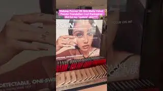 FIRST LOOK AT MAKEUP FOREVER HD SKIN MATTE VELVET UNDETECTABLE LONGWEAR BLURRING POWDER FOUNDATION!