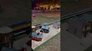 Outdoor scale model train set #miniverse #train #model #miniature #tinyhouse