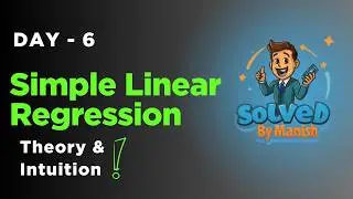 Day 6 (Audio Increased) &ndash; Simple Linear Regression Theory | MAE & MSE Explained
