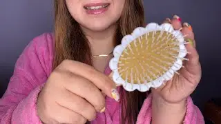 ASMR Hair Brushing & Soft Whispers for Deep Sleep  | Personal Attention to Help You Fall Asleep Fast