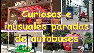 Curiosas e inusuales paradas de autobuses