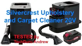 Silvercrest Cordless Upholstery And Carpet Cleaner 20V SPRA 20 A1