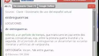 Definici&oacute;n de entreguerras