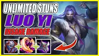 STUN LOCK AND NUKE YOUR ENEMIES WITH THIS OP LUO YI BUILD | Mobile legends |MLBB