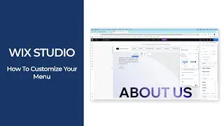 Wix Studio | How To Customize Your Menu