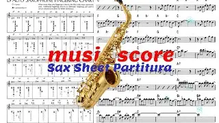 Easy sax tenor - exercise in 12 key.