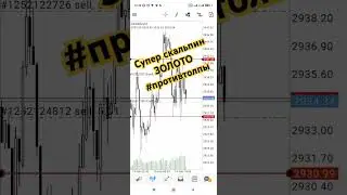 Супер скальпинг по ЗОЛОТУ #противтолпы #обучениетрейдингу