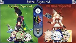 Tactical nuke dropped | C0 Klee Vaporize & Tighnari Spread Showcase | SA 4.5 - Floor 12 9 stars [GI]