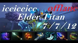 iceiceice offlane Elder Titan -sleep, stun, Sonic Wave all in PL- Fnatic vs Aries Full Game2
