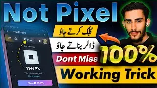 Not Pixel Airdrop sy Zeyada Point Kesy Earn Kry | Not Pixel Working trick | Earn Money Online,