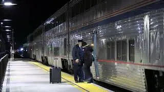 Calif. Zephyr in Ft. Morgan on 27DEC2025