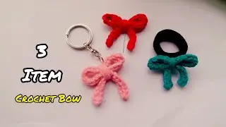DIY Mini Crochet Bow - Easy Crochet Tutorials