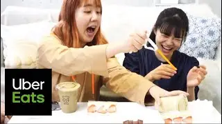 莉子ちゃんとウーバーイーツでスイーツ縛りは幸せ