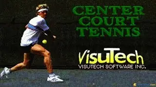 Center Court Tennis gameplay (PC Game, 1991)
