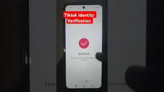 Tiktok Identity Verification #fyp #tiktokearning #identityverification