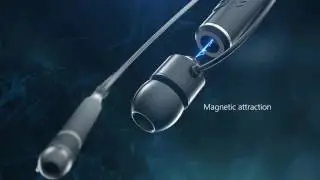 dodocool sports earphone with magnetic attraction