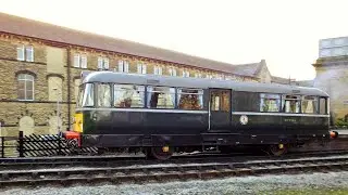 Waggon & Maschinenbau Railbus M79964 , Ingrow West to Damems on the Keighley Worth Valley Railway .