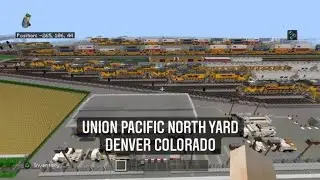 Minecraft Union Pacific Denver North Train Yard