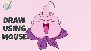 Fat Majin Buu | Dragon Ball Z | Draw Using Mouse | MS Paint | Anime | Yami Mouse Art
