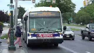 SEPTA NOVABUS 7441 ON THE 14 TRAVELS ALONG US HIGHWAY 1 ON ITS WAY TO THE TRANSPORTATION CENTER