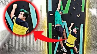 QUEM CHEGAR MAIS ALTO NA ESCALADA VENCE ? DESAFIO TEENS FUN (Maloucos)
