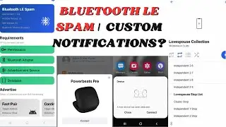 BLE Spam App | Bluetooth LE Spam on Android / iPhone & window devices  | Latest update |
