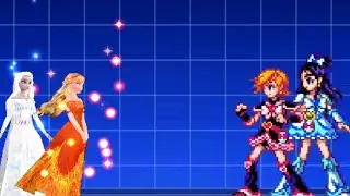 (Mugen) Archfire Anna&Archice Elsa[HP300%]VSCure BlackEX&Cure WhiteEX[HP300%]