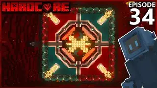 I Built The BEST Nether Hub in Hardcore Minecraft