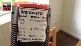 MyMonty Raumlufttest mit dem AIR-CHECK Luftanalyse Messger&auml;t