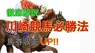 【競馬】川﨑競馬必勝法！！馬券収支が上がります！！