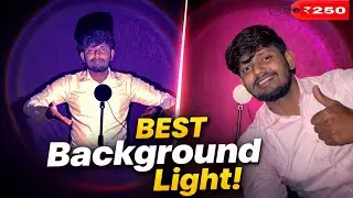 🔥 Best Background Light Setup for YouTube (Budget ₹250 Only!)