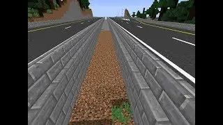 Merge & drive on a Minecraft Motorway | 31/03/2019 | Fureniku's Roads & IV (MTS)