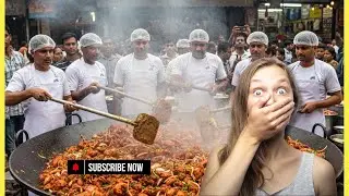 Delhi Biggest Tawa Chicken 😱 | 500 KG Chicken Changezi | Delhi Street Food