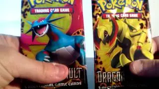 Opening a Pokemon Dragon Vault Blister!