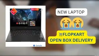New laptop unboxing| open box delivery by flipkart|genuine or not 🚫🤔