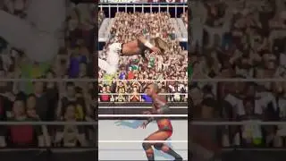 Mid Air RKO 🥶 #wwe #wwe2k25  #wrestlemania31