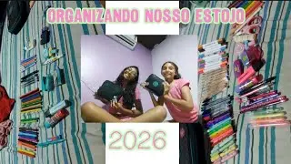 Organizando nosso estojo 2026✏️✂️🖇