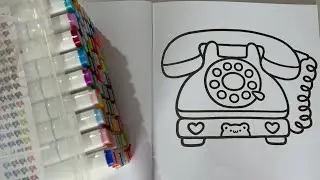 👑Relaxing Marker Coloring | Satisfying Drawing for Calm & Patience👑 #coloring #relaxing #asmr 