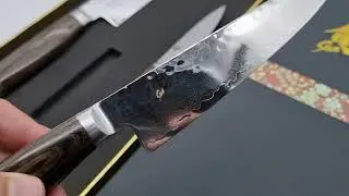 Shun Kai Premier Santoku Utility Paring Knife 3 Pc Set
