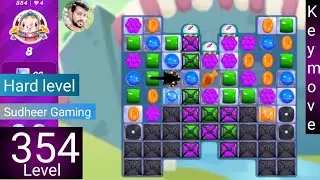 Candy crush saga level 354 ।   Hard level । No boosters । Candy crush 354 help। Sudheer CC  Gaming