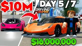 Going From POOR To JESKO In **ONE WEEK!** (Day 5/7) | Driving Empire