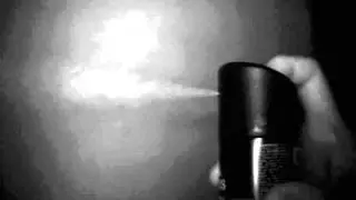 aerosol nozzle with short laser pulse