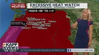 Historic heat wave with record breaking temperatures